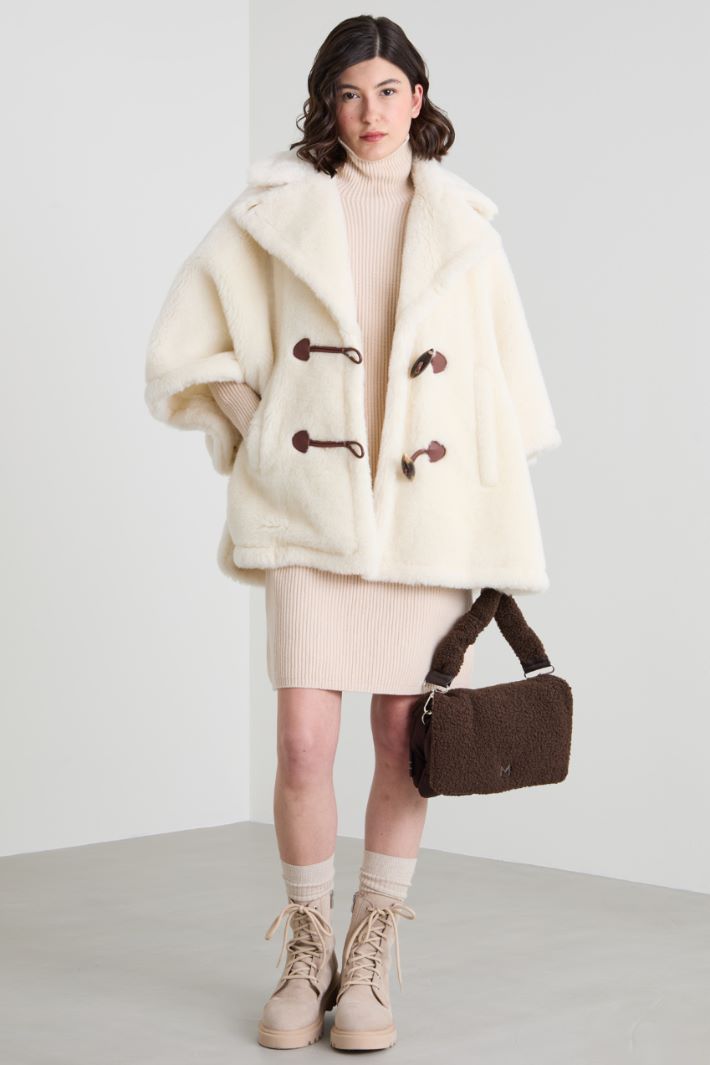 Cappa in alpaca e lana