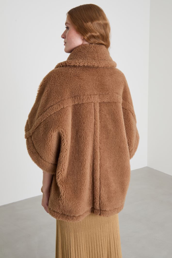 Cappa effetto peluche