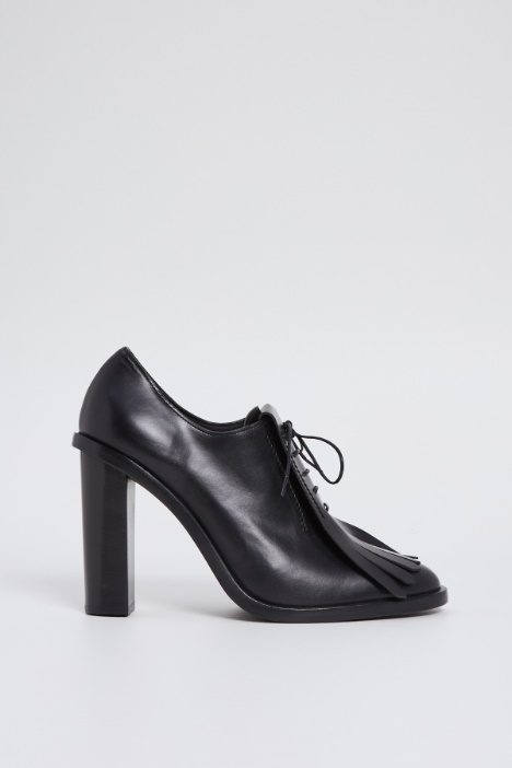 Pediconfort Scarpe Stringate Donna - Nero, 39 EU - Pelle Morbida E Tacco Basso
