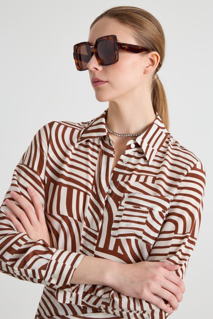 Oversized square sunglasses Intrend - 2