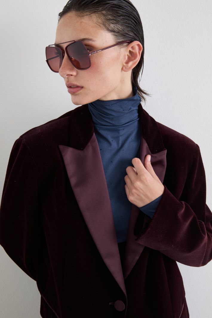 Square metal sunglasses Intrend - 2