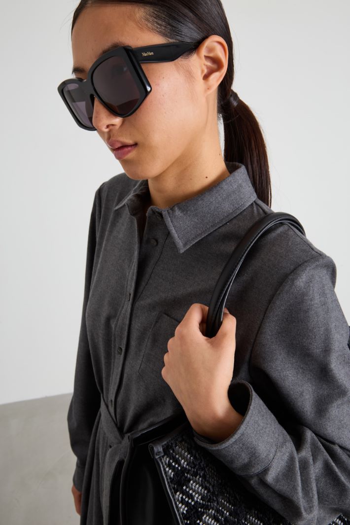 Oversized square sunglasses Intrend - 2