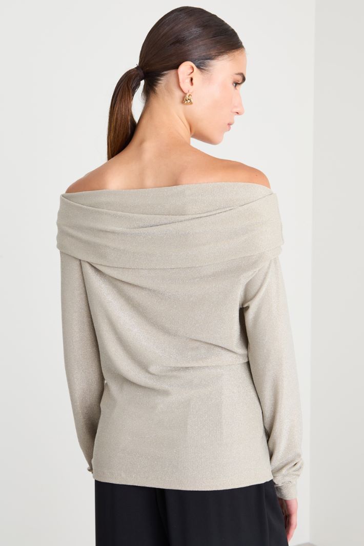 Off-shoulder neckline sweater Intrend - 2