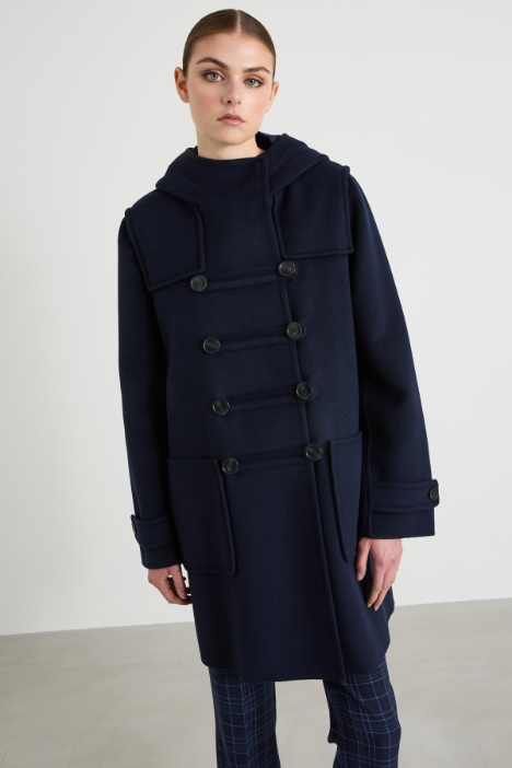 Abrigo montgomery de lana