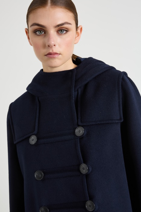 Abrigo montgomery de lana