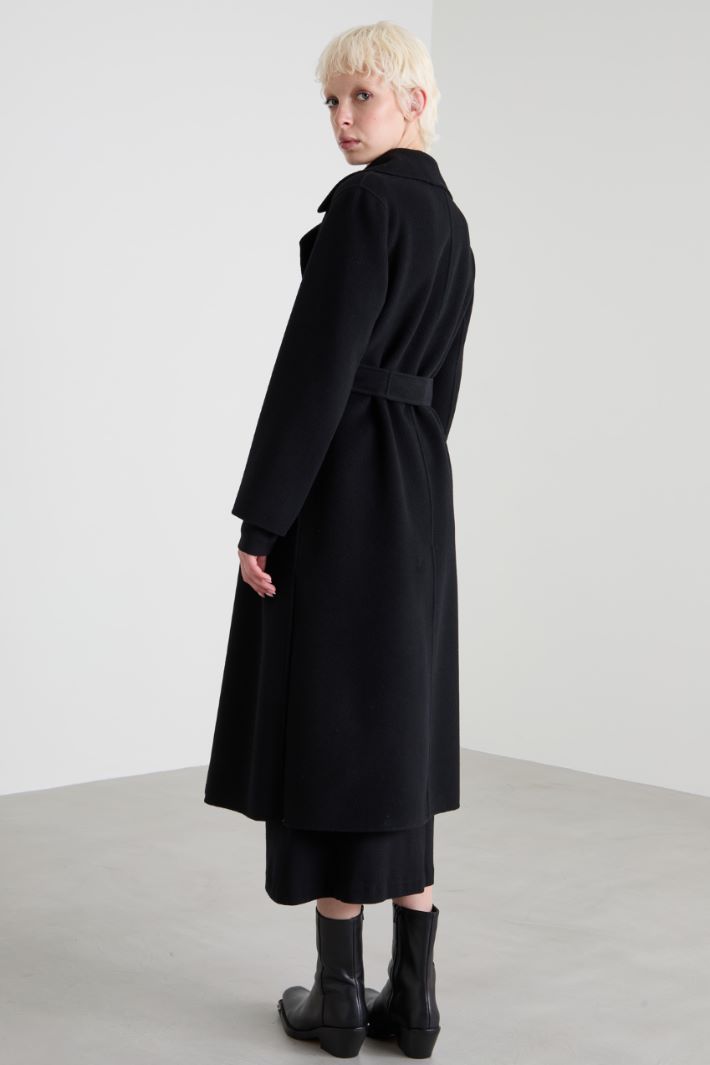 Long wool robe coat Intrend - 3