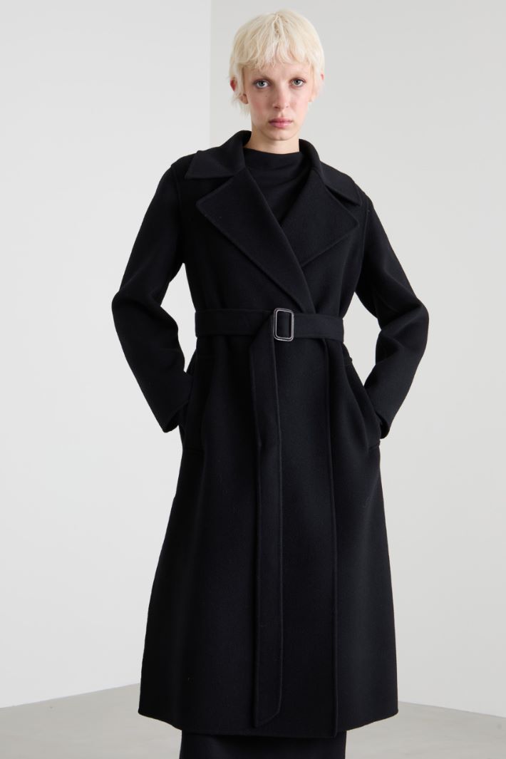 Long wool robe coat Intrend - 2