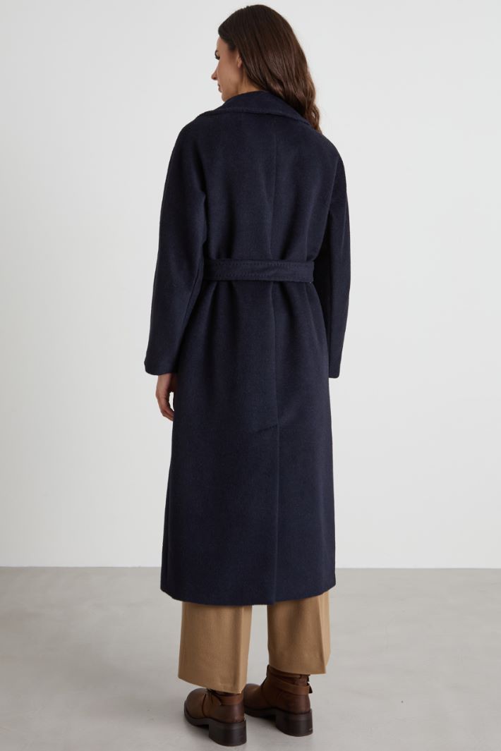 Wool and alpaca robe coat Intrend - 3