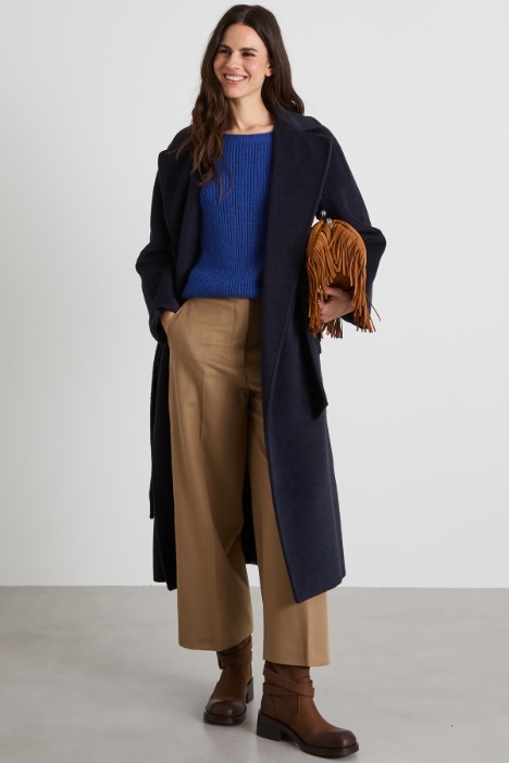 Wool and alpaca robe coat Intrend