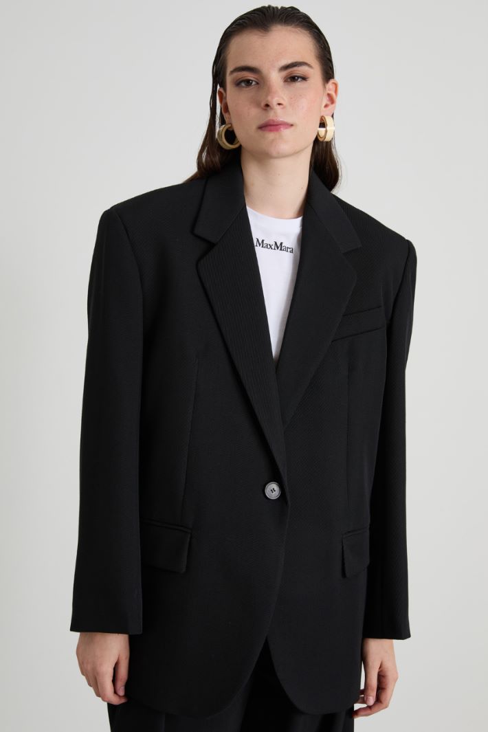 Blazer oversize in mista lana Intrend