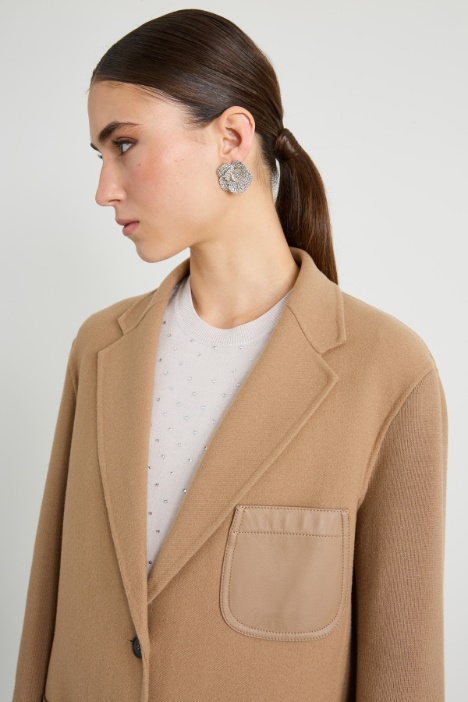 Giacca monopetto in lana