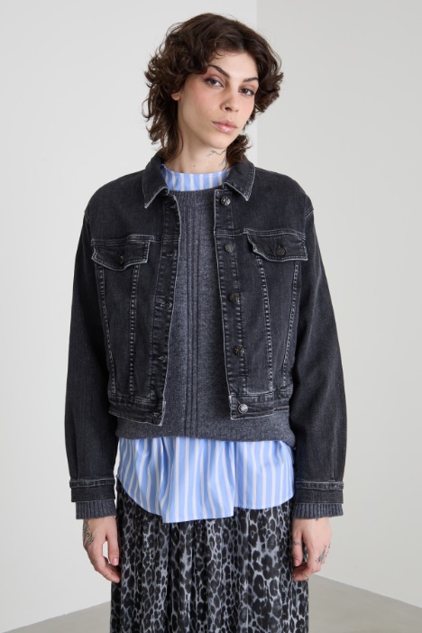 Boxy fit denim jacket Intrend
