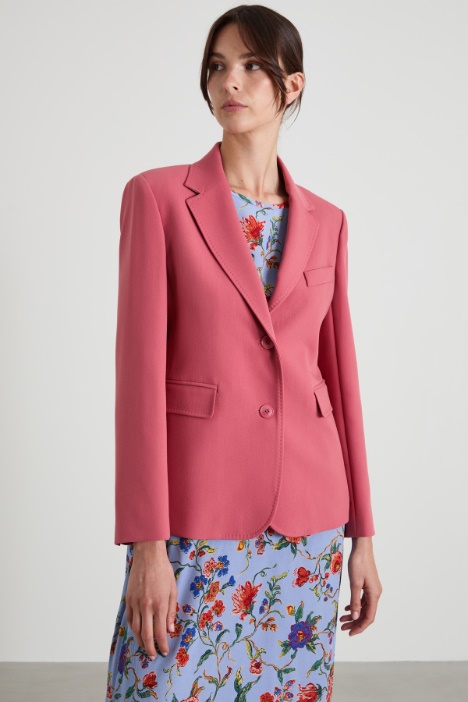 Topstitched blazer Intrend