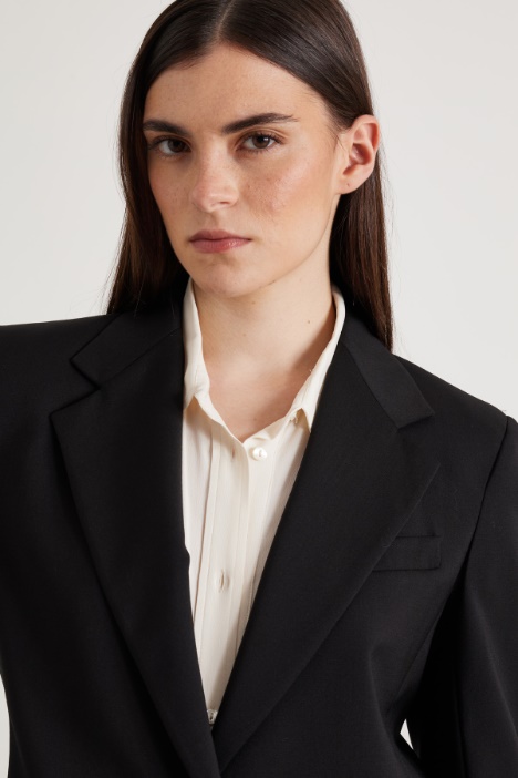 Blazer in tela di lana