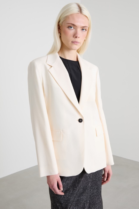 Wool canvas blazer Intrend