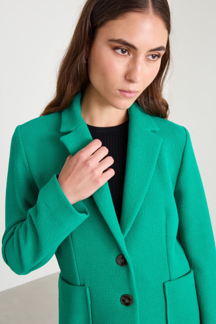 Basketweave blazer Intrend - 4