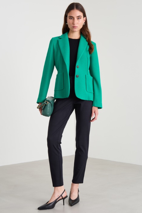 Basketweave blazer Intrend
