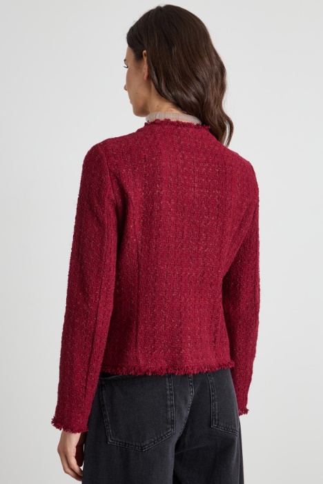 Giacca in stuoia lamè