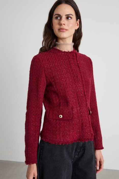 Giacca in stuoia lamè