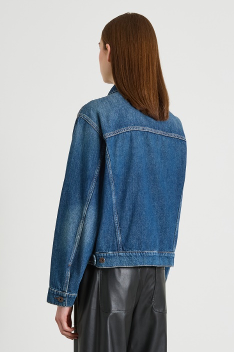 Giacca in denim di cotone