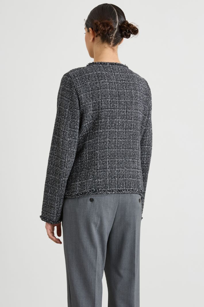Giacca corta in tweed Intrend - 2
