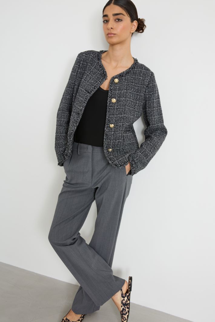 Giacca corta in tweed Intrend