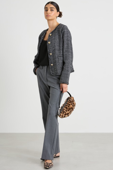 Giacca corta in tweed Intrend