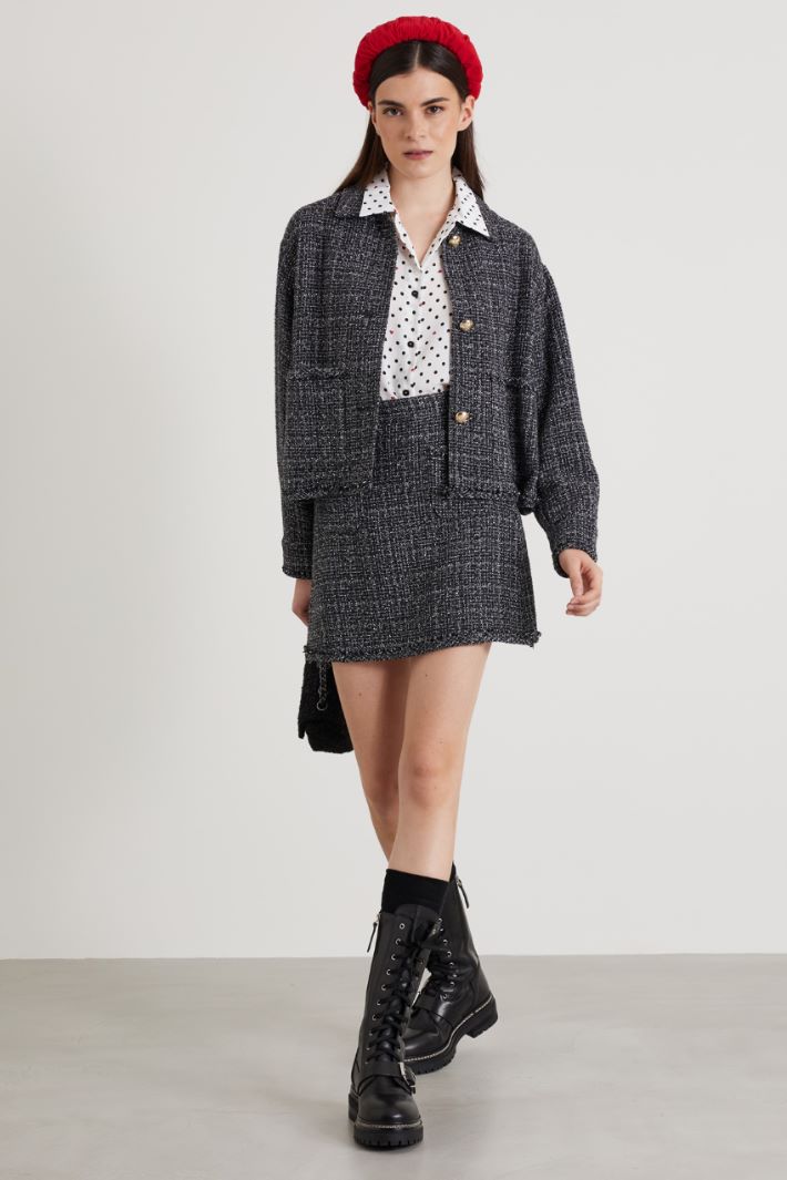Giacca in tweed