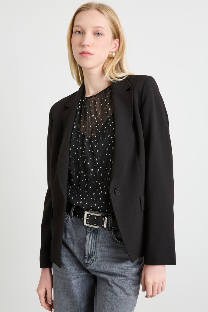 Blazer in cady fluido Intrend