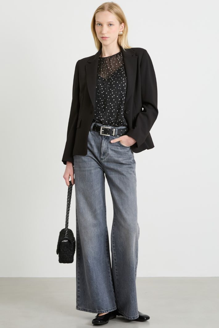 Blazer in cady fluido Intrend - 3