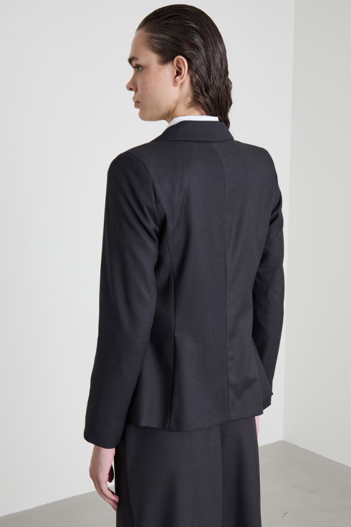 Blazer sfiancato in flanella Intrend - 2