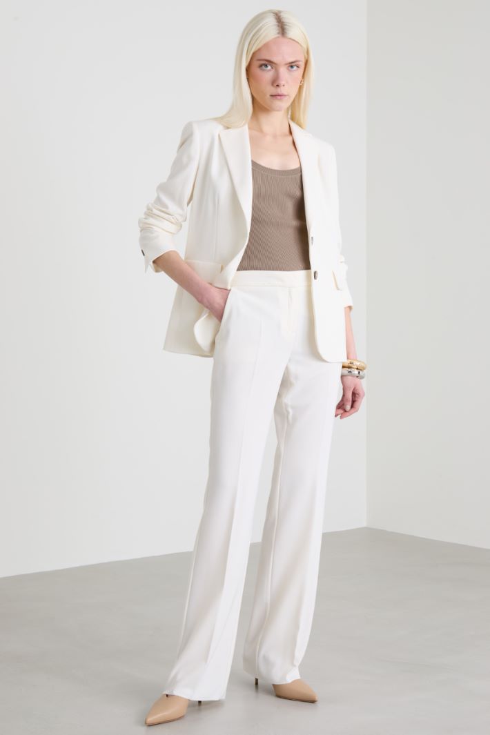Blazer in twill stretch