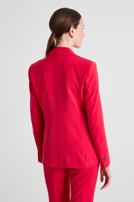 Blazer in twill stretch