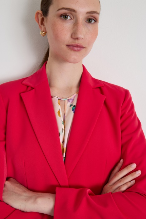 Blazer in twill stretch