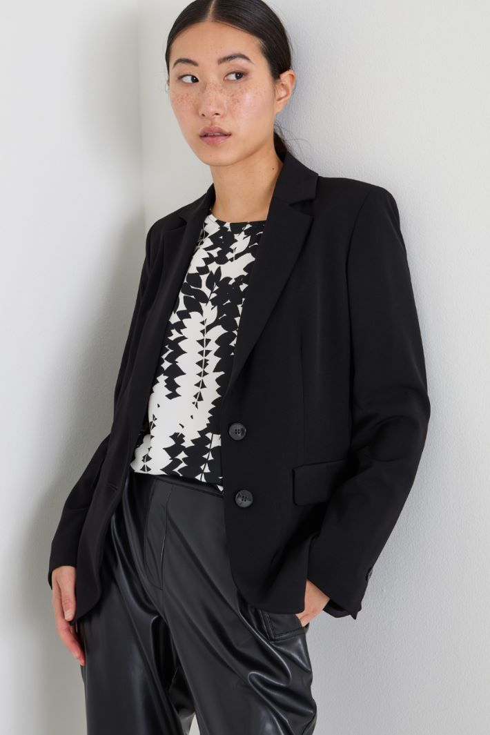 Stretch twill blazer Intrend