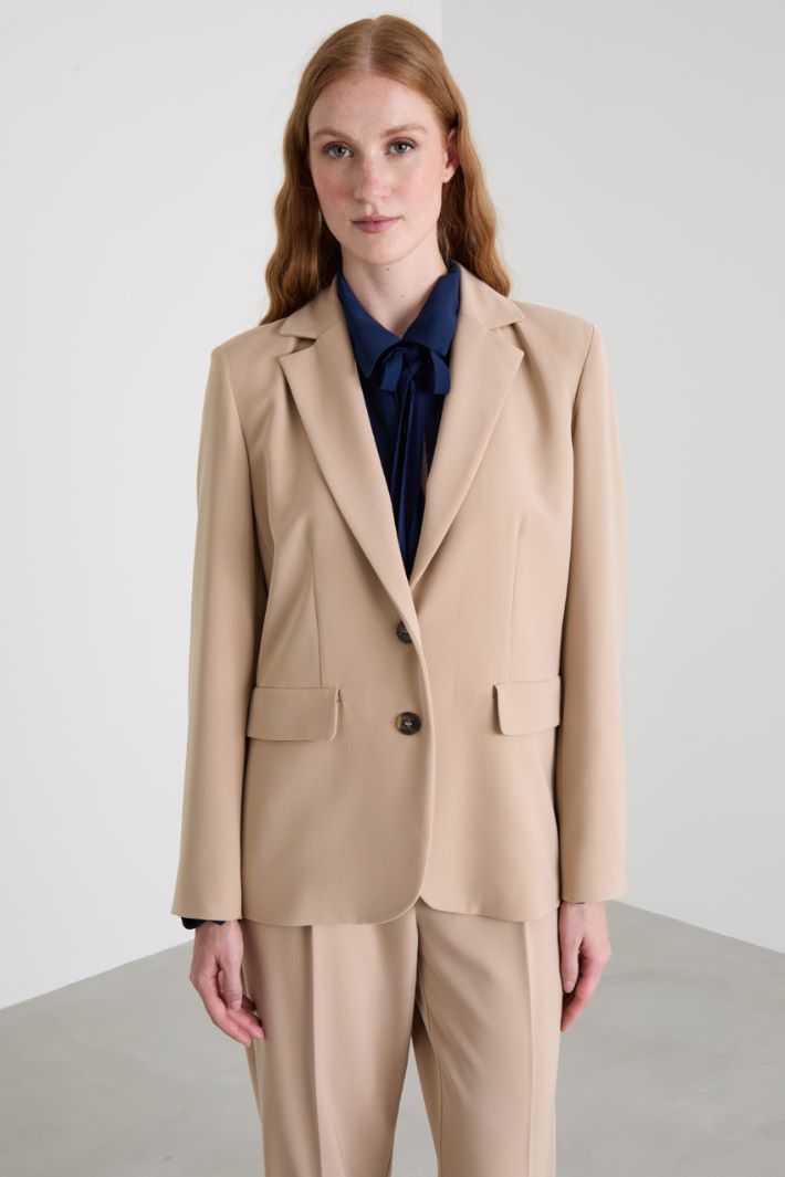 Stretch twill blazer Intrend