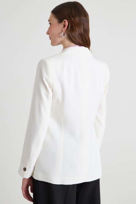 Blazer in envers satin