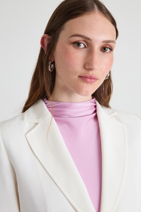 Blazer in envers satin