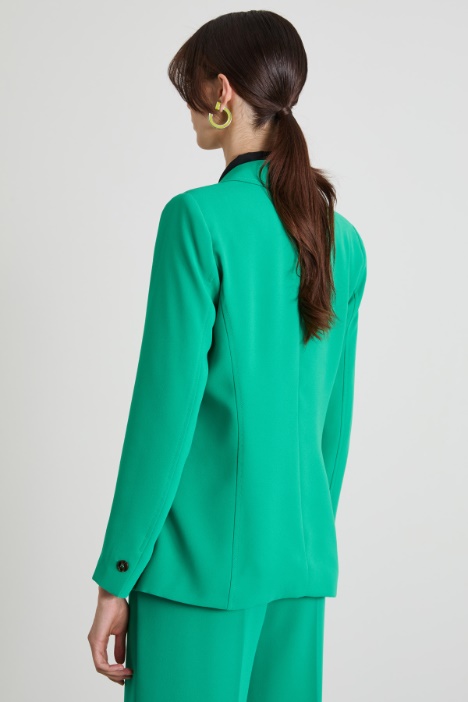 Blazer in envers satin