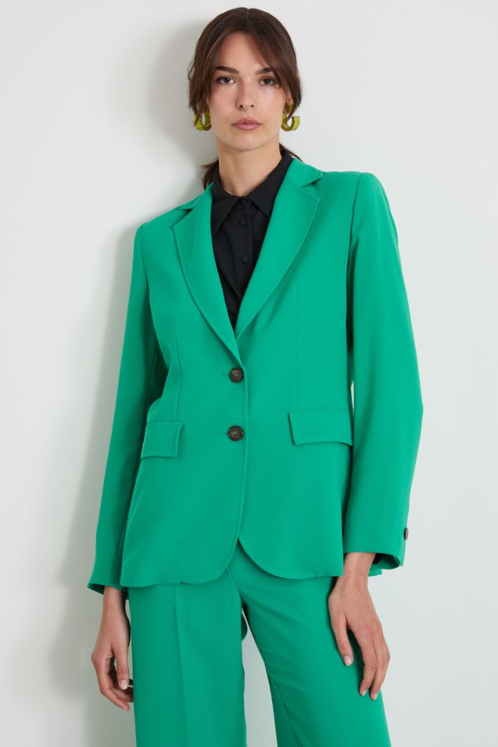 Blazer in envers satin Intrend