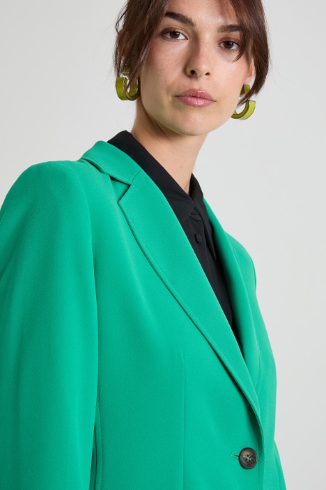 Blazer in envers satin