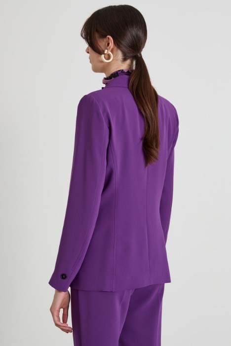 Blazer in envers satin