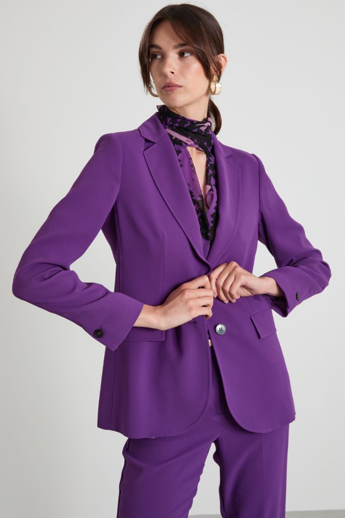 Envers satin blazer Intrend