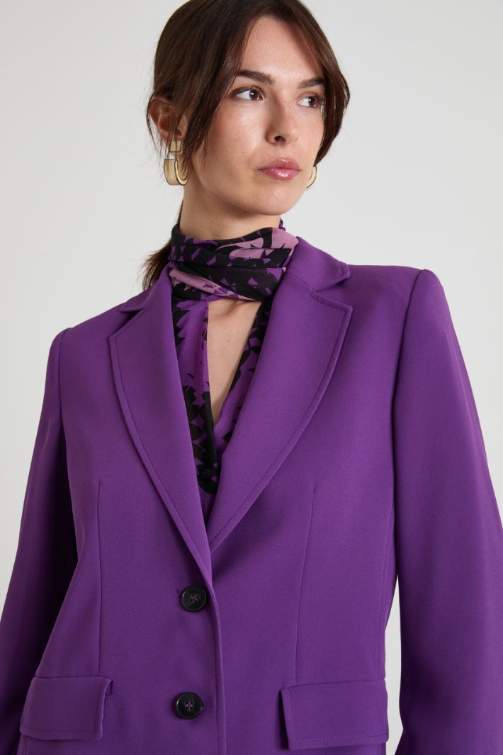 Envers satin blazer Intrend - 4