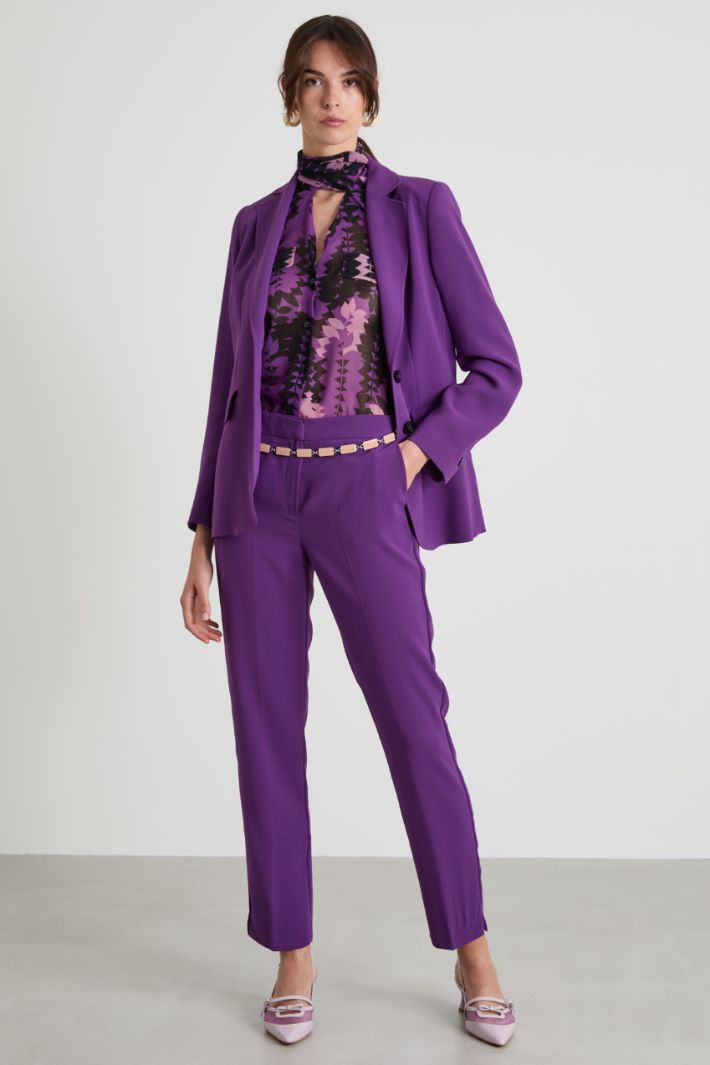 Envers satin blazer Intrend - 3