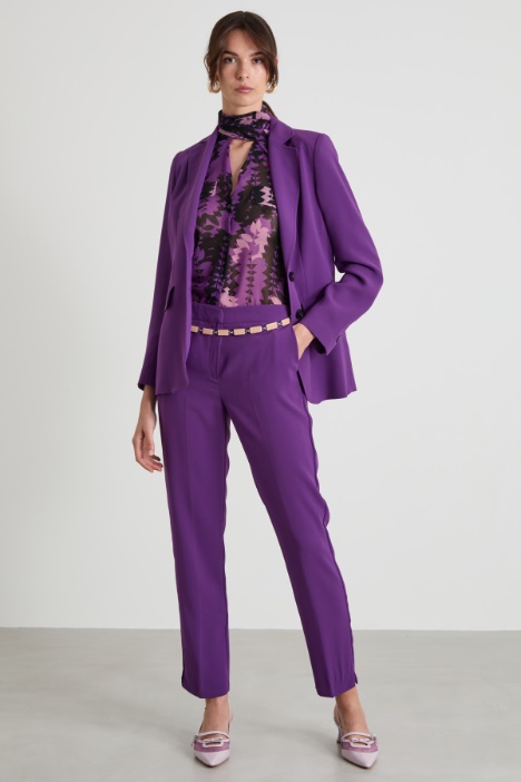 Envers satin blazer Intrend