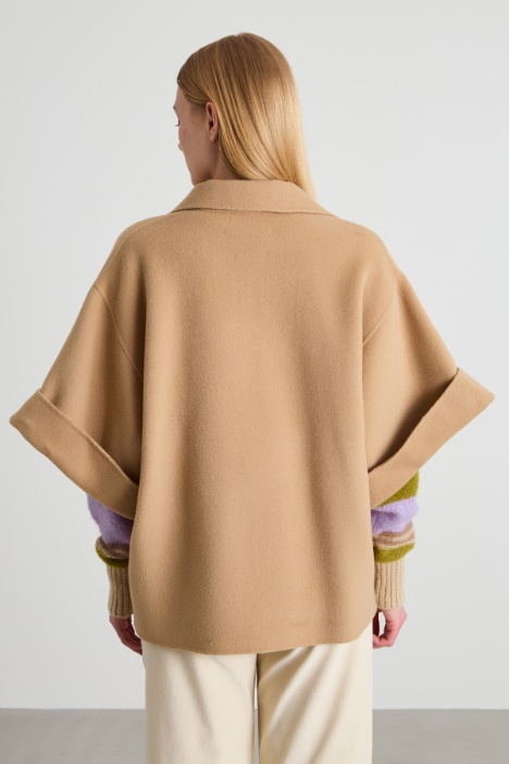 Caban con maniche a tre quarti