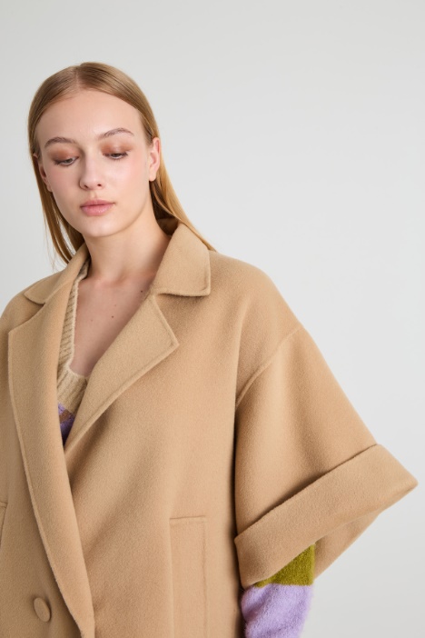 Caban con maniche a tre quarti