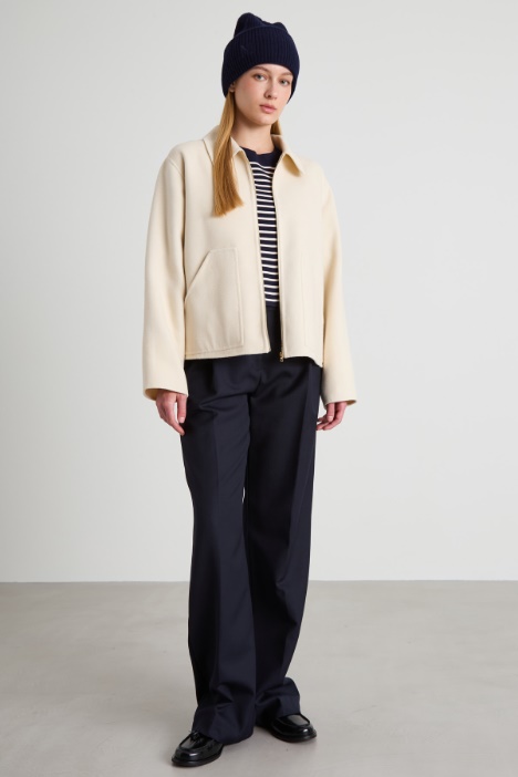 Giacca in doppio tessuto con zip Intrend
