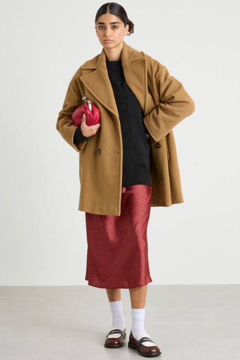 Double-breasted drap coat Intrend